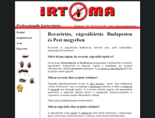 Tablet Screenshot of irtoma.hu